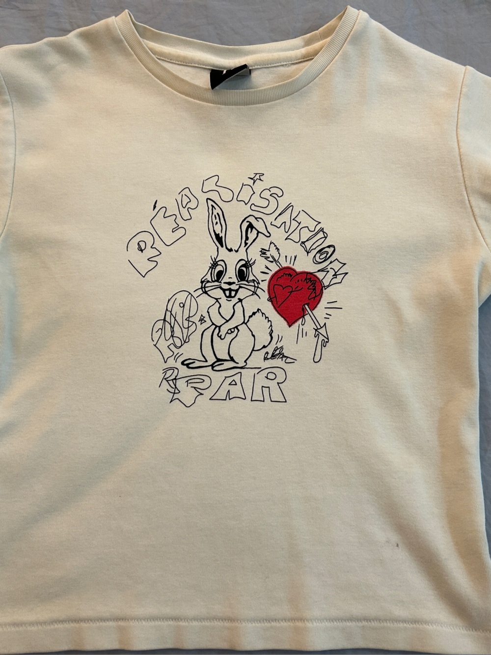 Re/Done x Realisation Par Rabbit Heart Tee - Picture 2 of 6